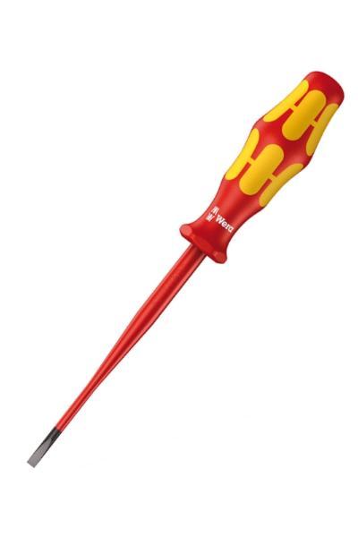 Wera Kraftform Plus 160iS VDE Slimline Screwdriver Slotted 