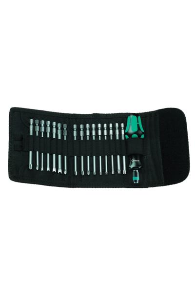 Wera Kompakt 61 Screwdriver Bit Holding General Kit of 17 Pouch