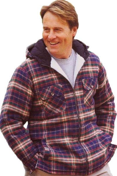 Snowdon Fleece Lined Hooded Shirt - 3381
