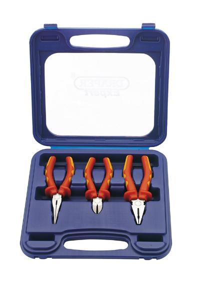 3 Piece Plier Set VDE Fully Insulated 69288