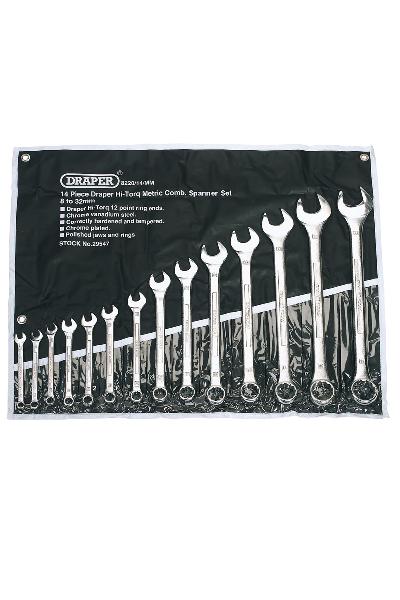 Expert Hi-Torq Metric Combination Spanner 14 Piece 29547